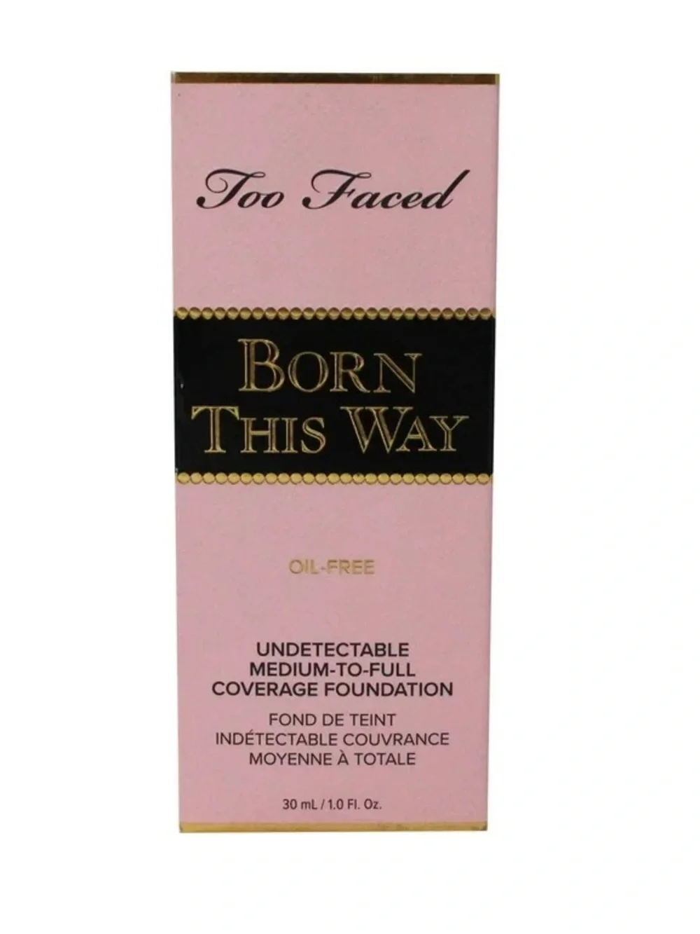 Too Faced Born This Way Foundation - Pink & Black Packaging